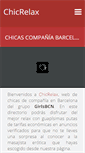 Mobile Screenshot of chicrelax.com